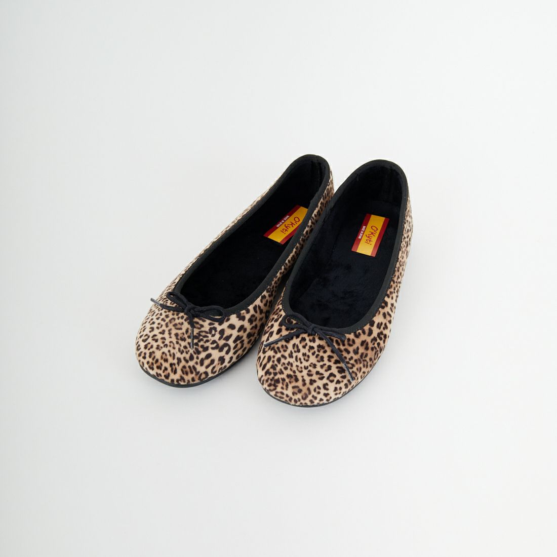 O'Kyti [オキティ] レオパードバレエシューズ [6500-AN] BEIGE LEOP