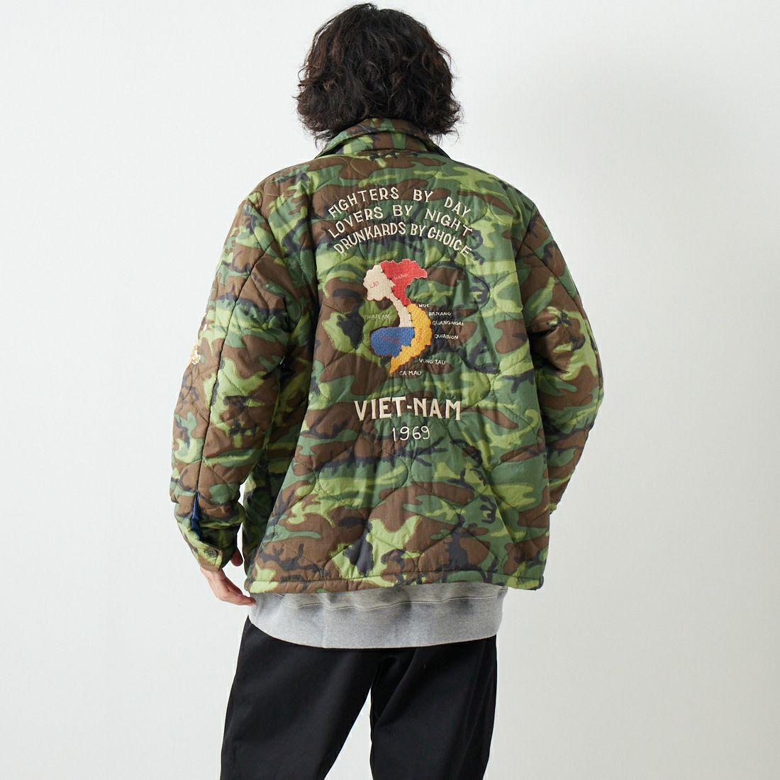 198 CAMOUF&&モデル身長：182cm 着用サイズ：L&&