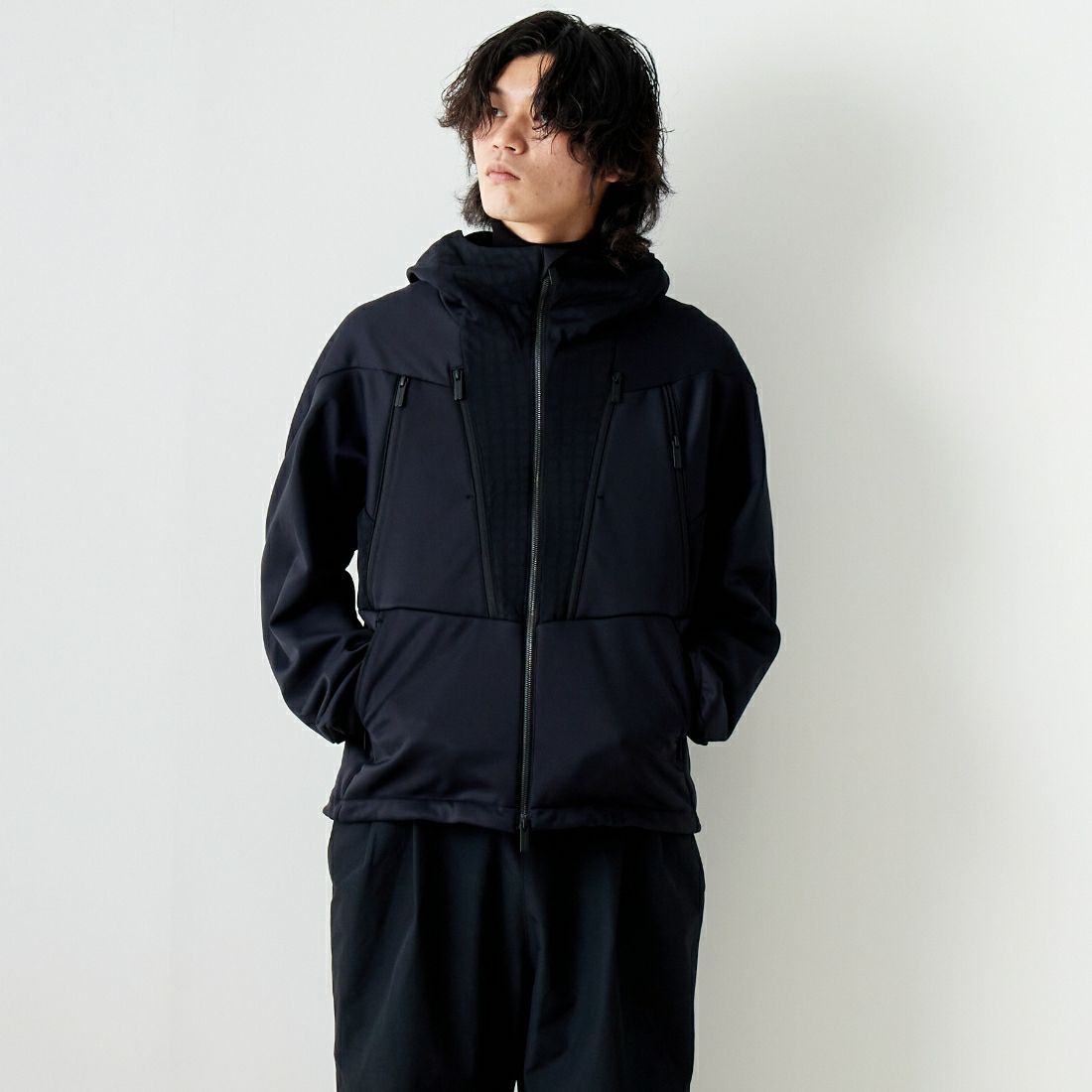 White Mountaineering [ホワイトマウンテニアリング] ウィンドストッパー ジャージージャケット [BK2373504]