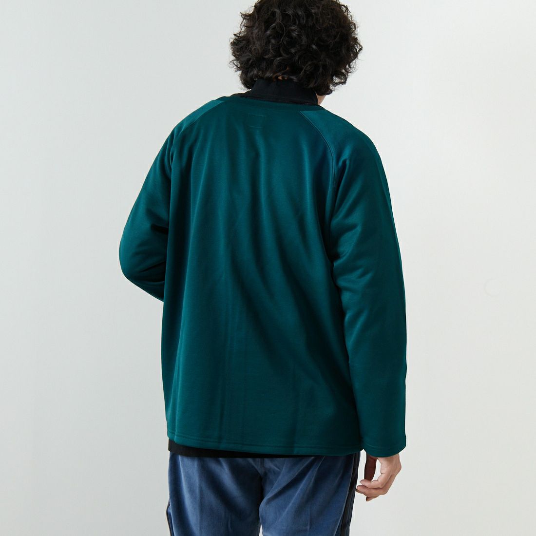 Needles [ニードルズ] Vネックカーディガン [NS257] A JASPER G&&モデル身長：173cm 着用サイズ：M&&