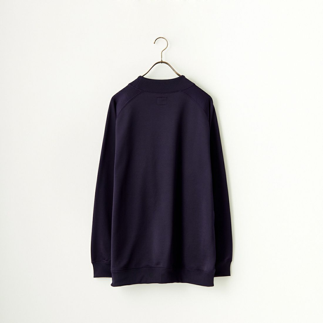 Needles [ニードルズ] ロングスリーブモックネックTシャツ [NS258] B EGGPLANT