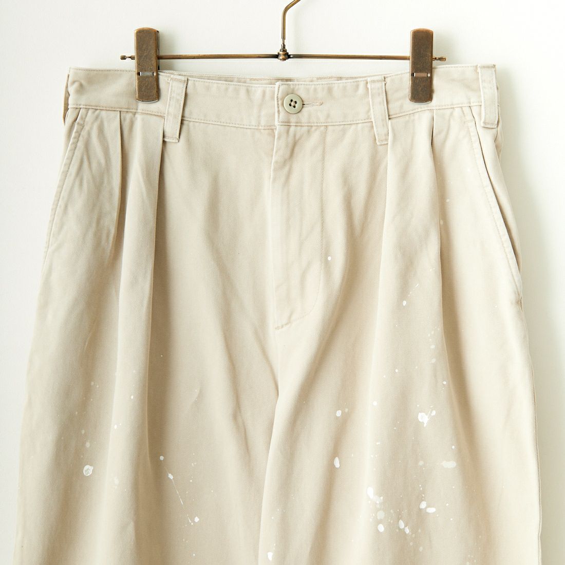 VALTA [ヴァルタ] 別注 タックワイドパンツ [VA23SS3035P-JF] 510 BEIGE