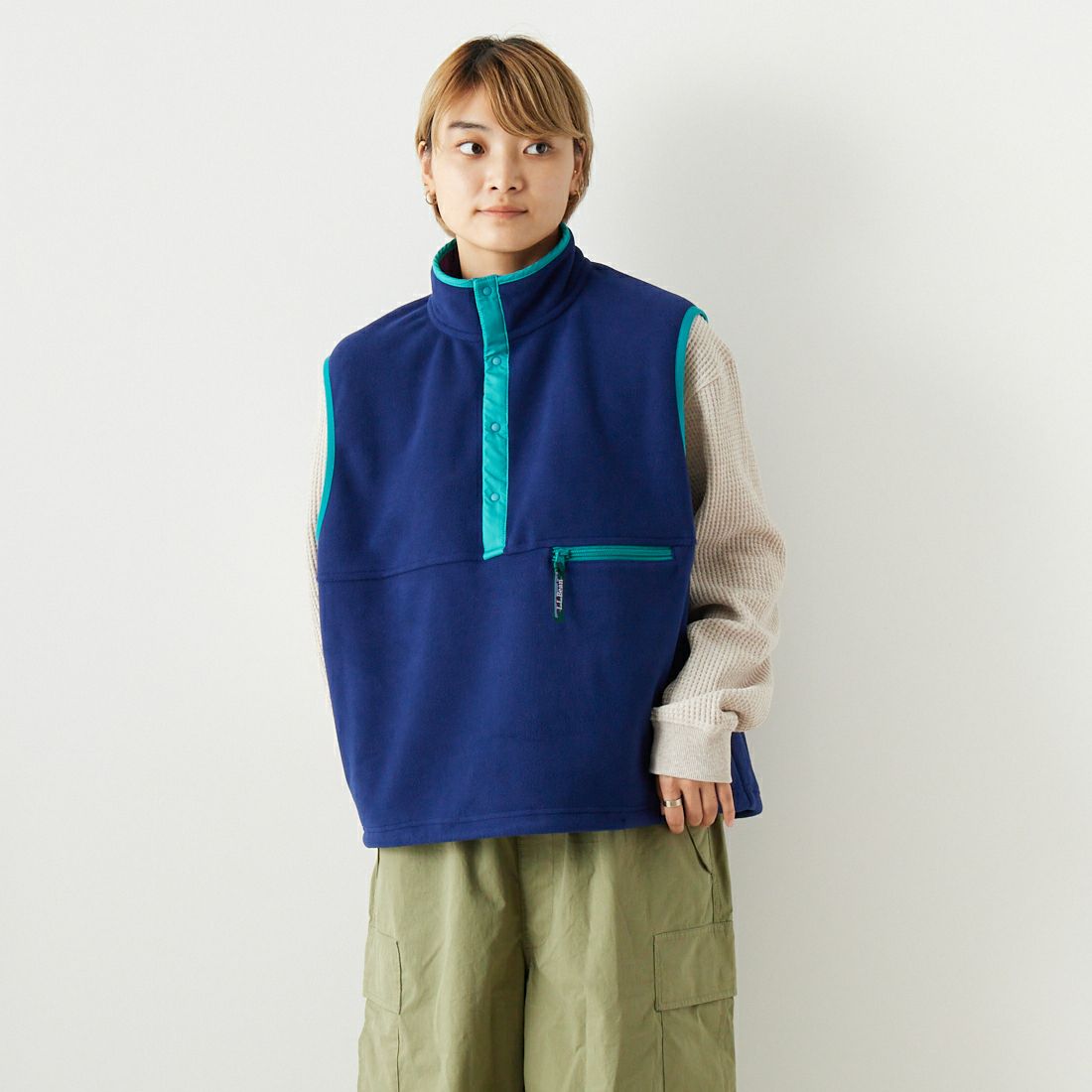 L.L.BEAN [エルエルビーン] Solon フリースベスト [3475-3138