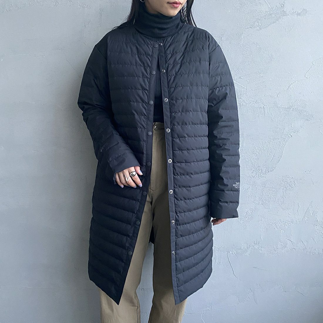 K ﾌﾞﾗｯｸ&&モデル身長：156cm 着用サイズ：M&&