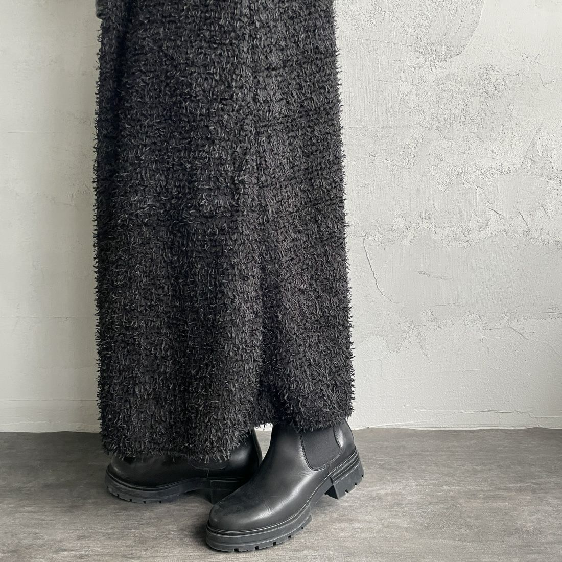 BLACK&&モデル身長：156cm 着用サイズ：F&&