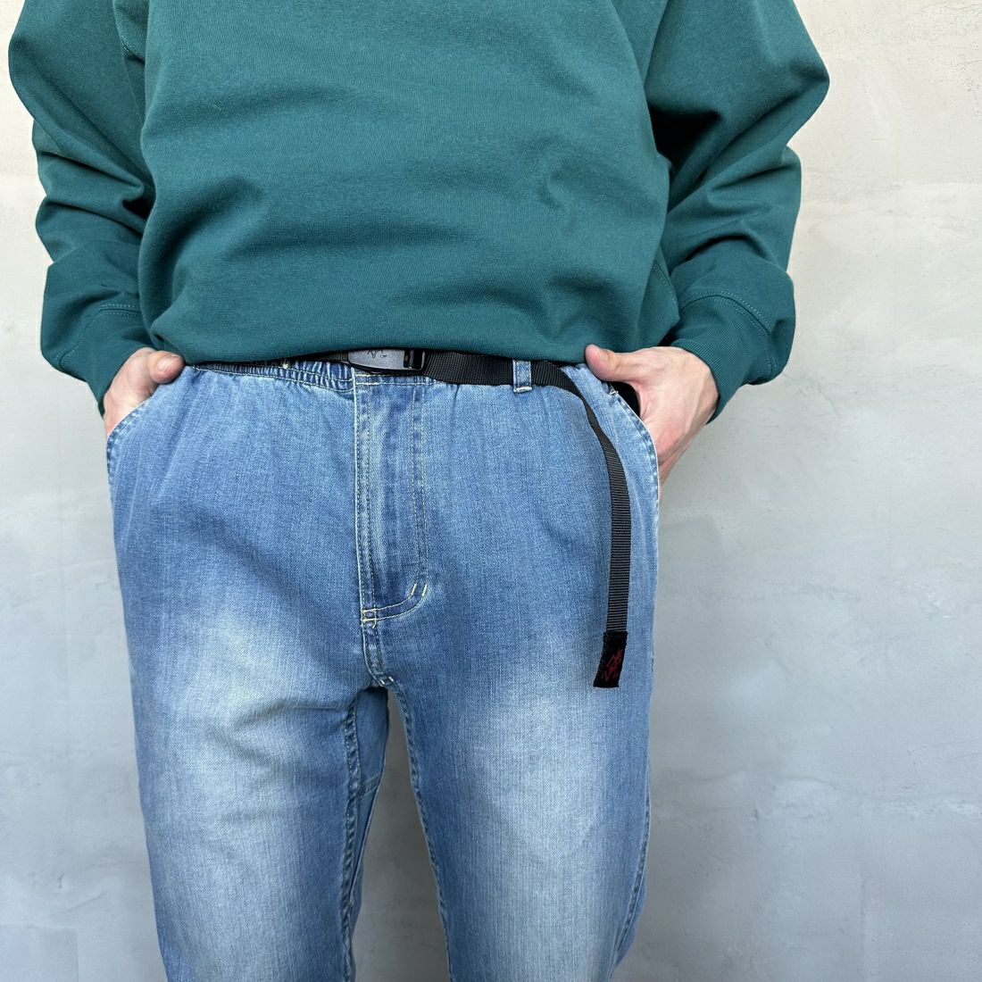 GRAMiCCi [グラミチ] ストレッチデニムNNパンツ タイトクロップド