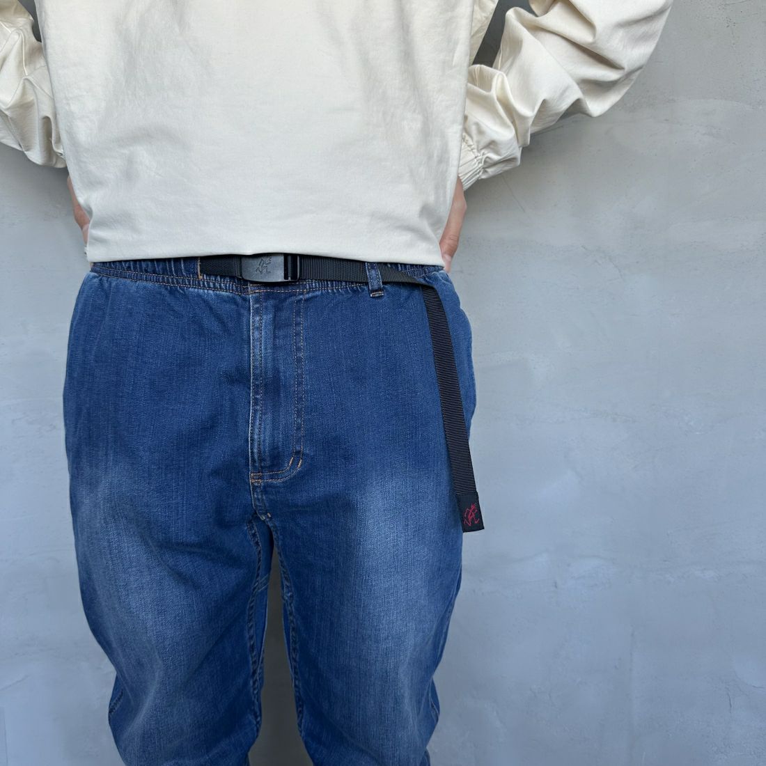 GRAMiCCi [グラミチ] ストレッチデニムNNパンツ タイトクロップド