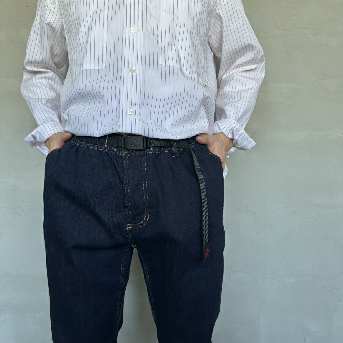 GRAMiCCi [グラミチ] ストレッチデニムNNパンツ タイトクロップド [G113-OGSD] ONE WASH