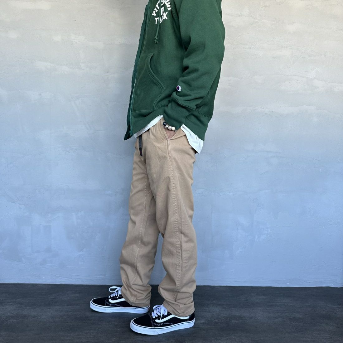 GRAMiCCi [グラミチ] グラミチパンツ [G102-OGT] CHINO &&モデル身長：173cm 着用サイズ：M&&