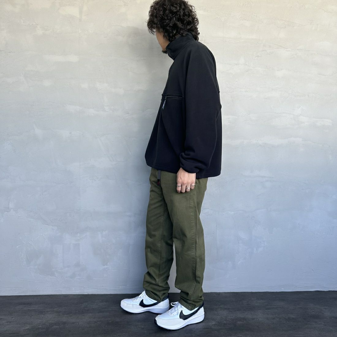 GRAMiCCi [グラミチ] グラミチパンツ [G102-OGT] OLIVE &&モデル身長：173cm 着用サイズ：M&&