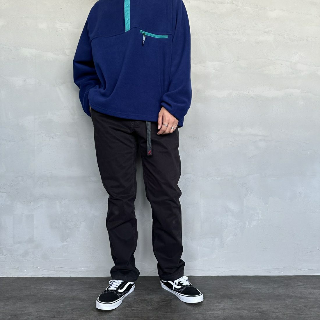 GRAMiCCi [グラミチ] NNパンツクロップド [G109-OGS] BLACK &&モデル身長：173cm 着用サイズ：M&&