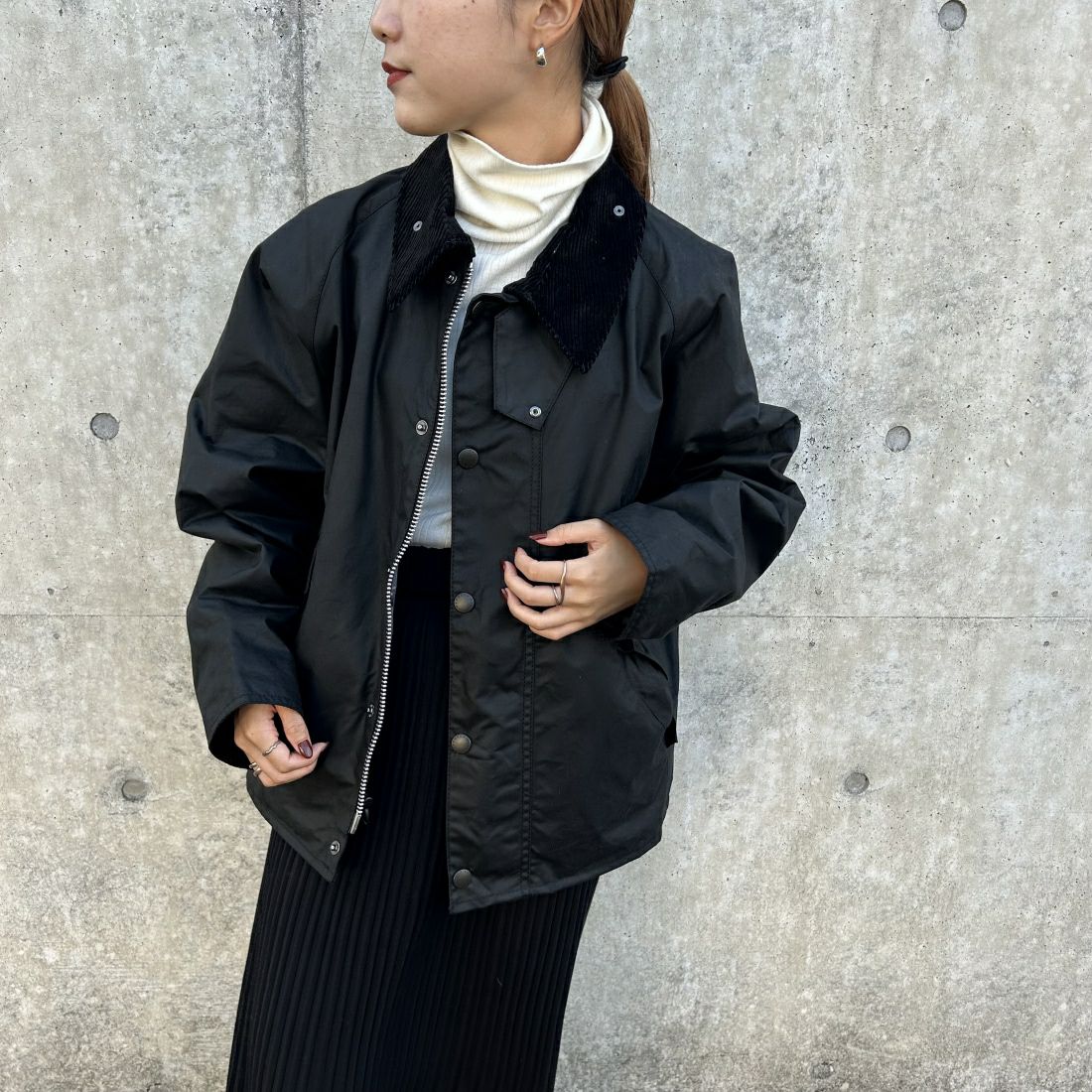 Barbour [バブアー] TRANSPORT/トランスポート ワックス コットン ショート ブルゾン(オーバーサイズ フィット) [MWX1678]