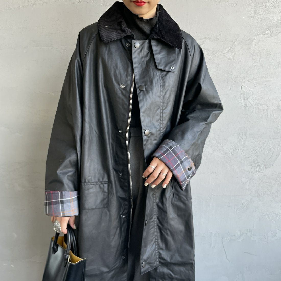 Barbour [バブアー] BURGHLEY/バーレー ワックスコットンロングコート [MWX1674]