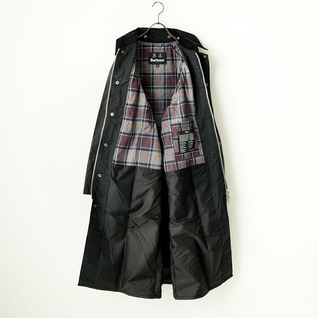 Barbour [バブアー] BURGHLEY/バーレー ワックスコットンロングコート [MWX1674] BK91