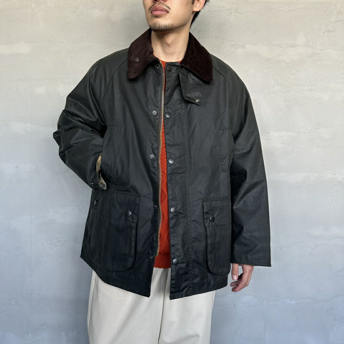 Barbour [バブアー] BEDALE/ビデイル ワックス コットン ブルゾン(オーバーサイズ フィット) [MWX1679]