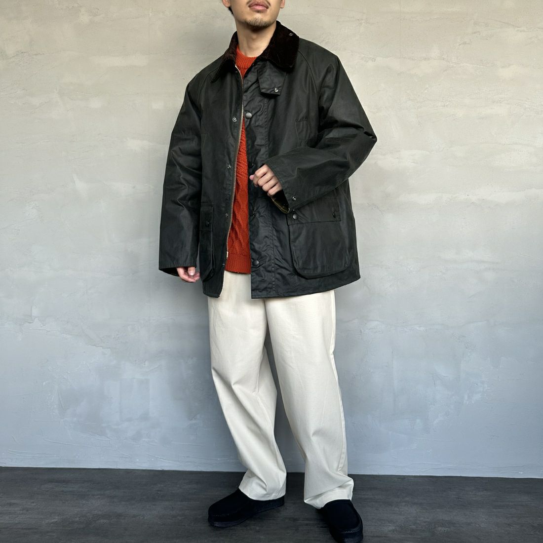 Barbour [バブアー] BEDALE/ビデイル ワックス コットン ブルゾン(オーバーサイズ フィット) [MWX1679] SG91