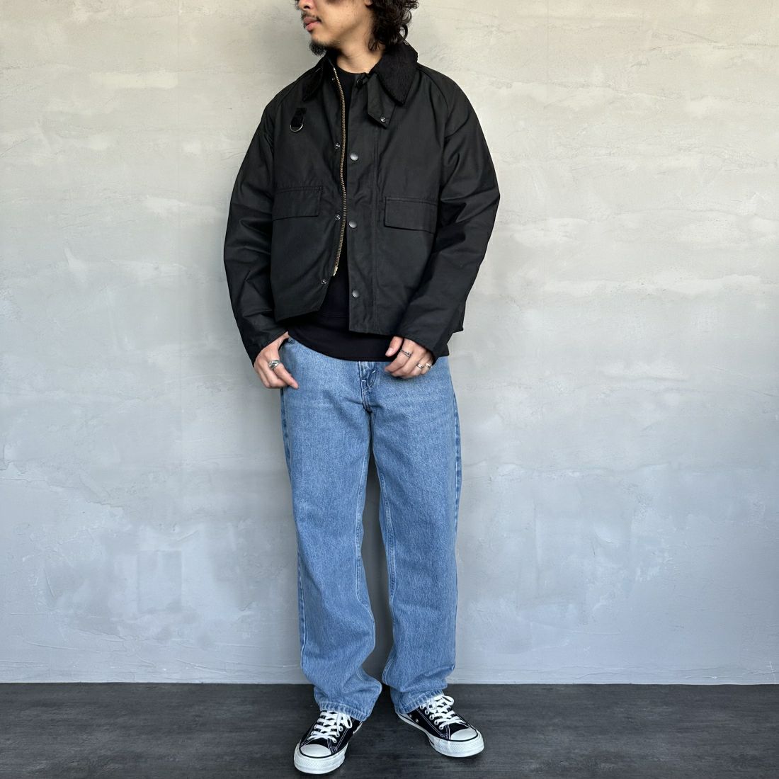 Barbour [バブアー] SPEY/スペイ ワックス コットン ショート ブルゾン