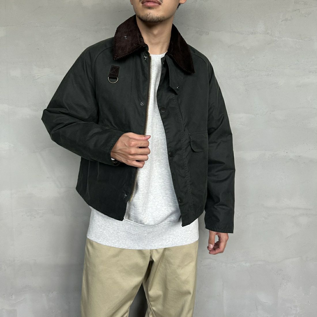 Barbour [バブアー] SPEY/スペイ ワックス コットン ショート ブルゾン