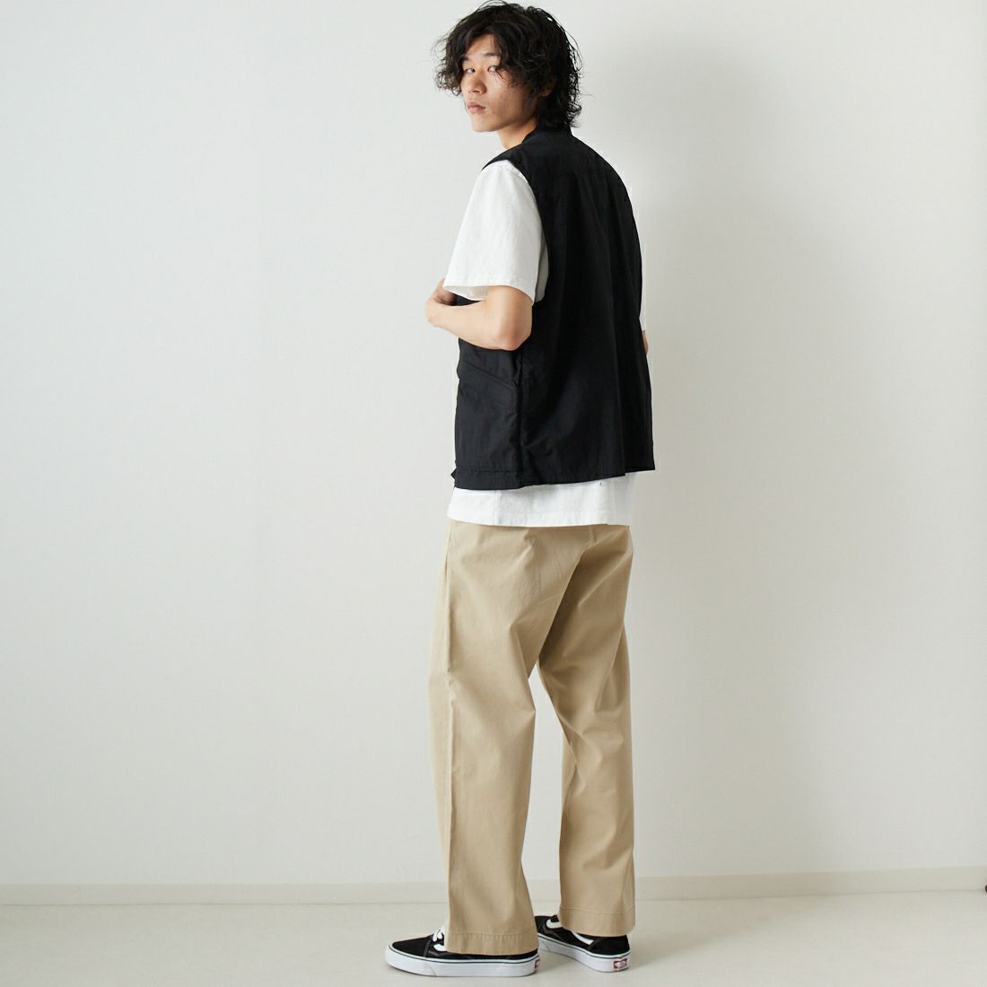 orSlow [オアスロウ] ヴィンテージアーミートラウザーチノパン [03-V5361] 40S KHAKI &&モデル身長：182cm 着用サイズ：1&&