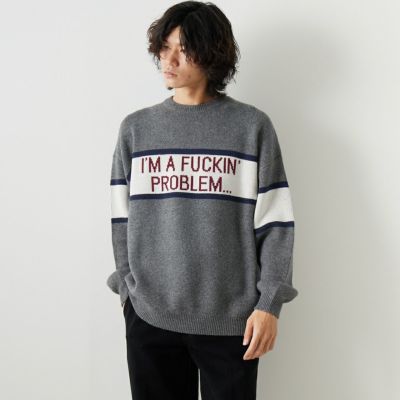 SON OF THE CHEESE [サノバチーズ] I'M FUCKING PROBLEM クルーネック