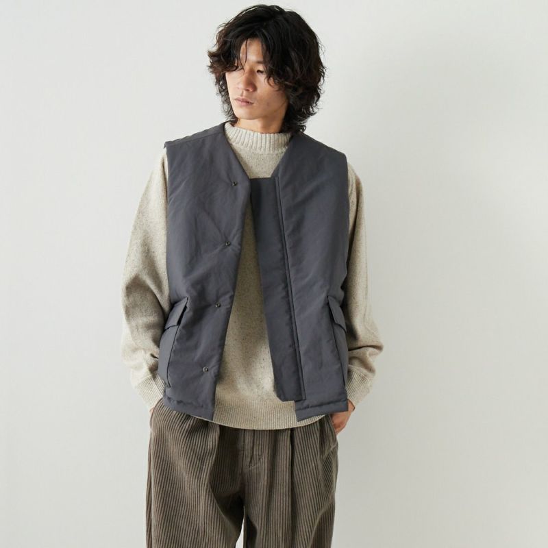 STILL BY HAND [スティルバイハンド] ラージポケット シンサレートベスト [VE01233]