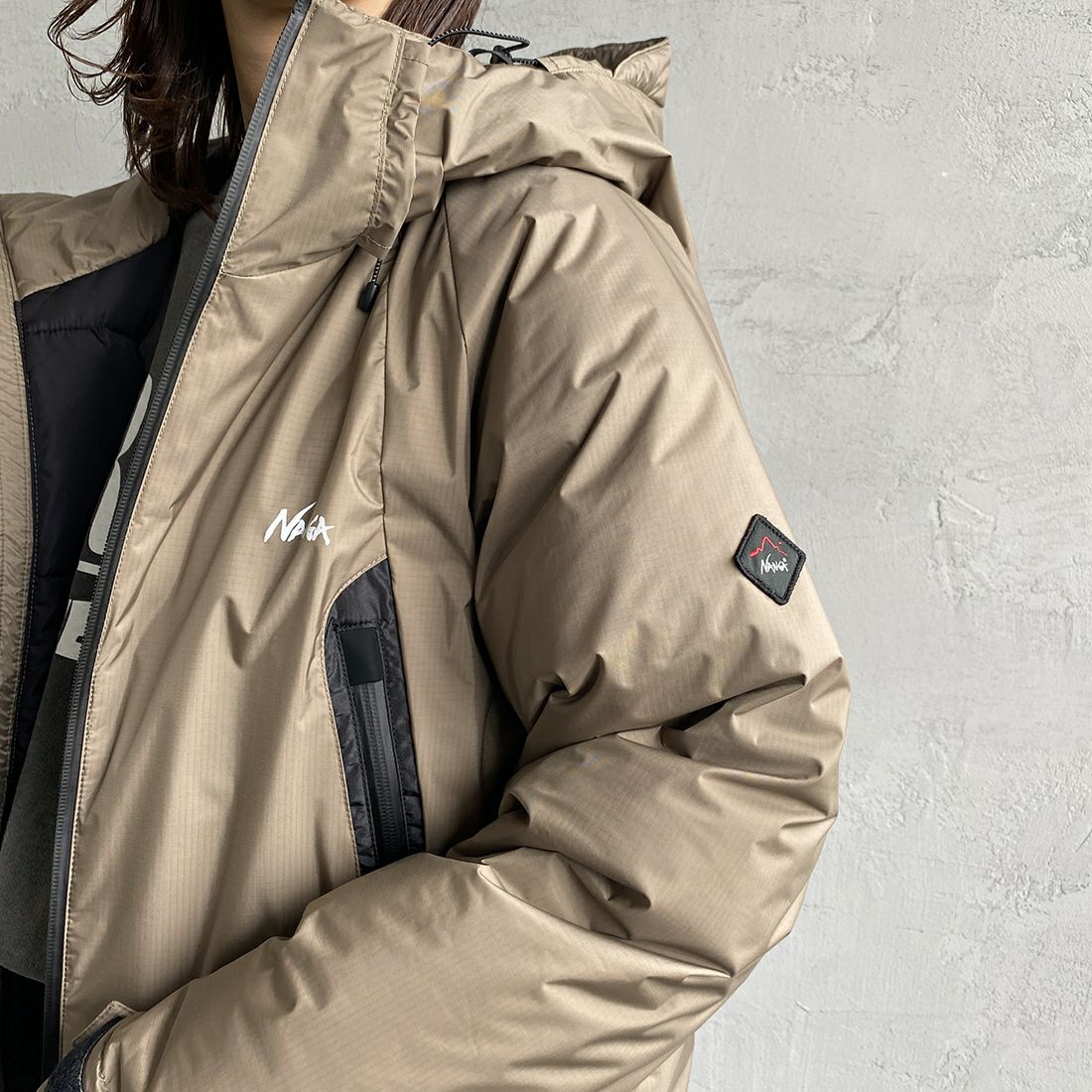 JEANSFACTORY × NANGA [ジーンズファクトリー × ナンガ] 別注 オーロラダウンジャケット [JMP-234-053-JF] COYOTE
