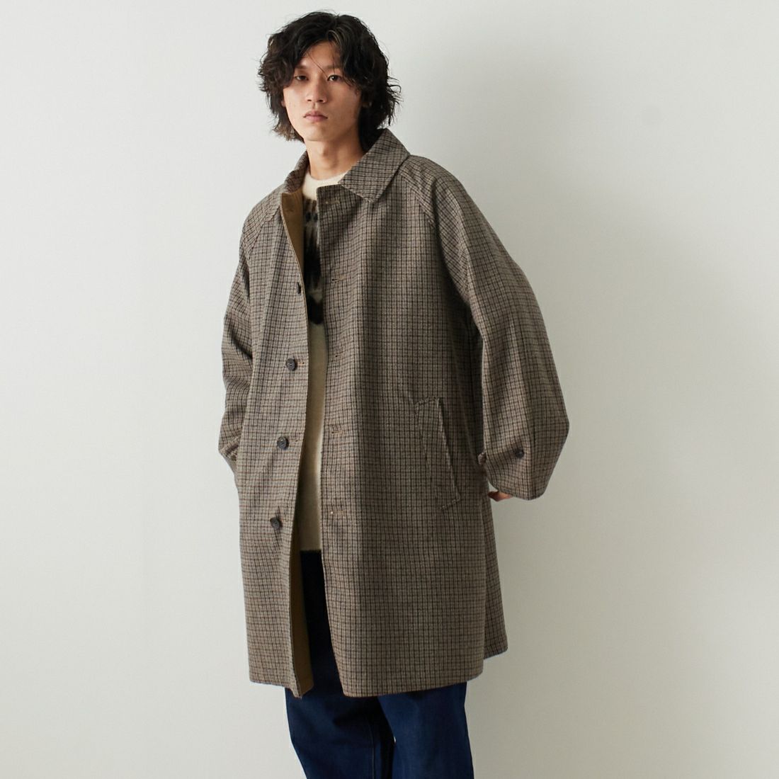 SLICK [スリック] クラシックチェックリバーシブルコート [5155751 