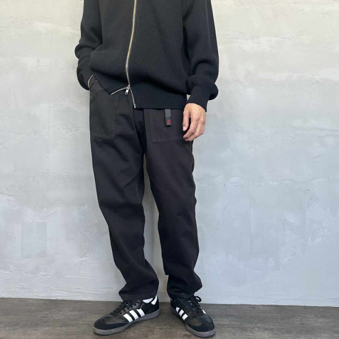 BLACK&&モデル身長：167cm 着用サイズ：M&&