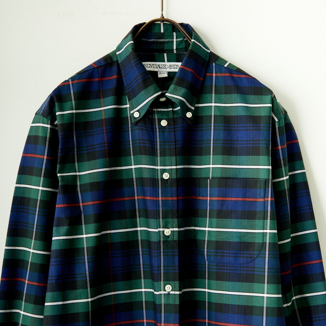 INDIVIDUALIZED SHIRTS [インディビジュアライズド シャツ] 別注 ワイドチェックシャツ [IS200009000-JF] I70MOP