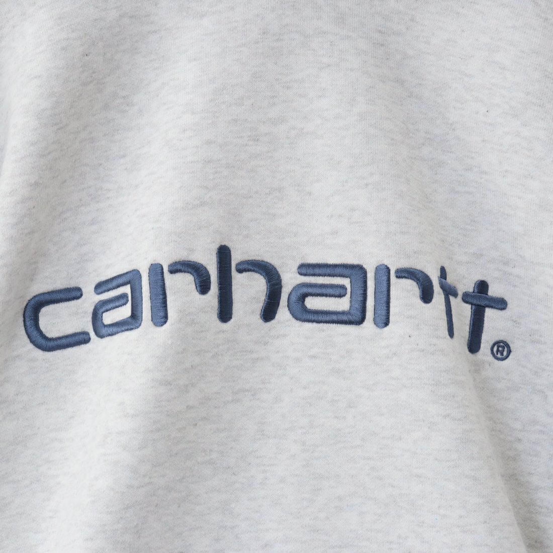 carhartt WIP [カーハートダブリューアイピー] フーデッドカーハートスウェットシャツ [I030547] ASH HEATHE