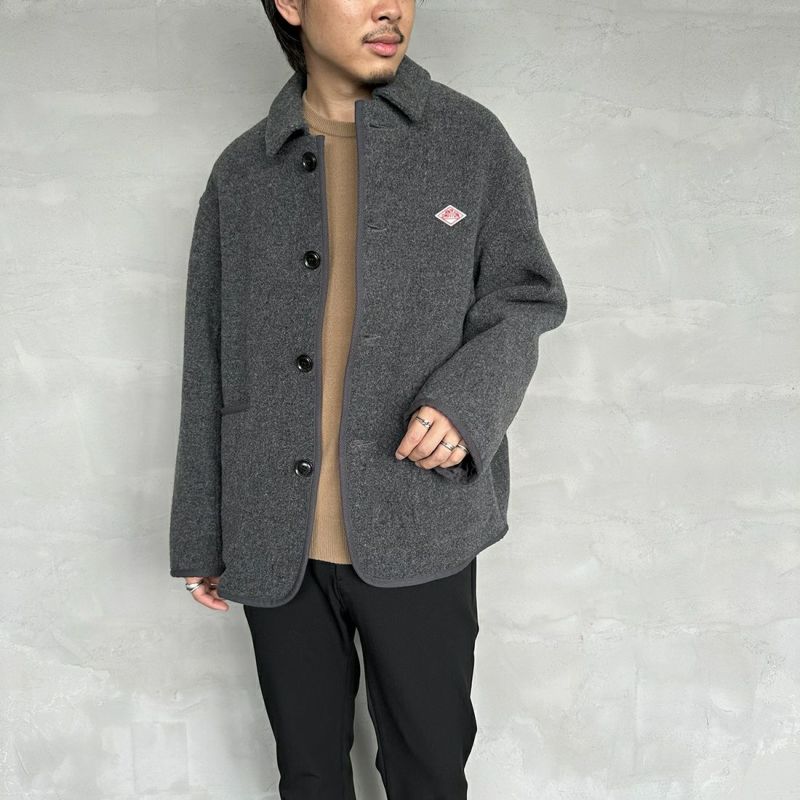 ◇[DT-A0210WLP]DANTON(ダントン) WOOL LIGHT PILE COVERALLS JACKET( ウールライトパイルカバーオールジャケット)/メンズ アウター ジャケット コート-