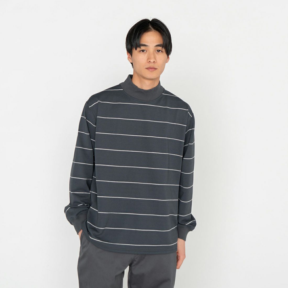 THE NORTH FACE PURPLE LABEL [ザノースフェイスパープルレーベル] ロングスリーブモックネックTシャツ[NT6353N] -  Jeans Factory - 日淘任意门