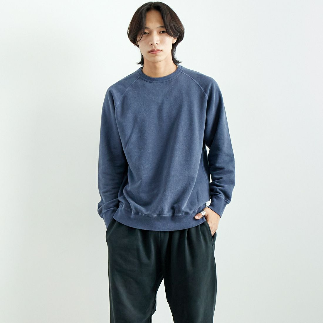 P-NAVY&&モデル身長：179cm 着用サイズ：L&&