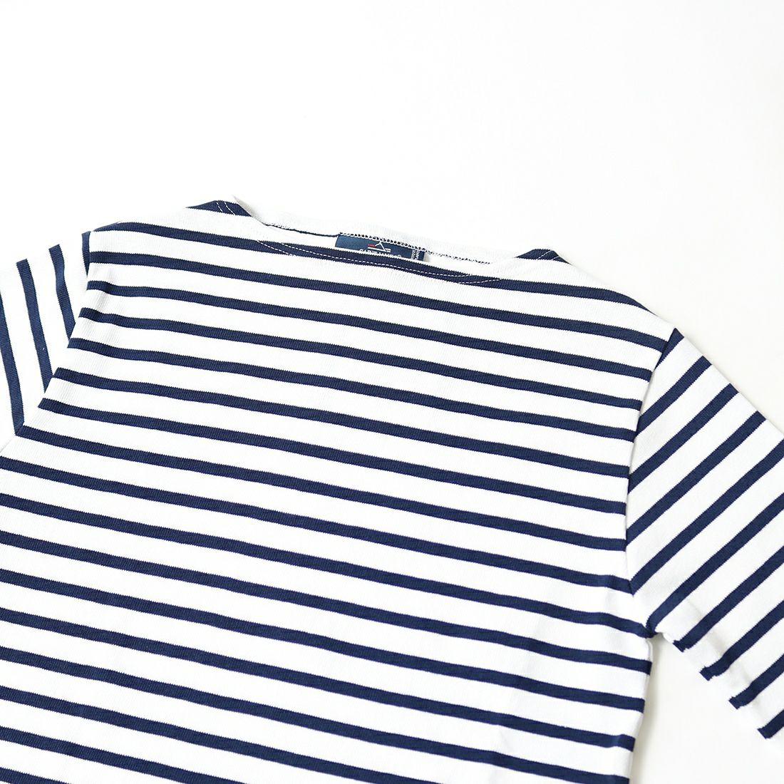 ST.JAMES [セントジェームス] バスクボーダーロングスリーブTシャツ [OUESSANT] NEI/MAR