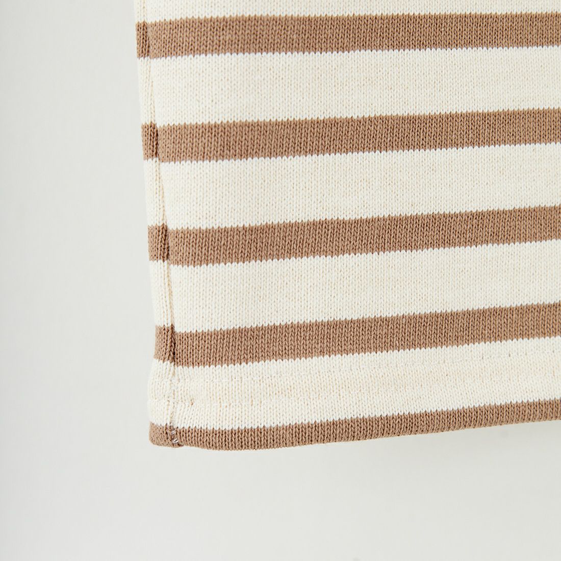 ST.JAMES [セントジェームス] バスクボーダーロングスリーブTシャツ [OUESSANT] ECR/HAM