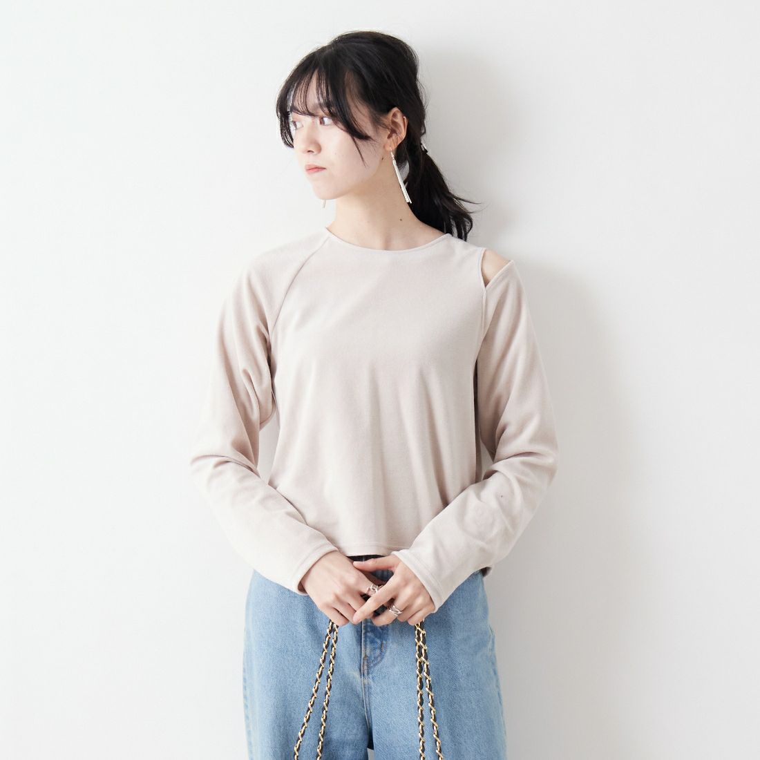 DANTON [ダントン] ロングスリーブTシャツ SOLID [DT-C0269TCB