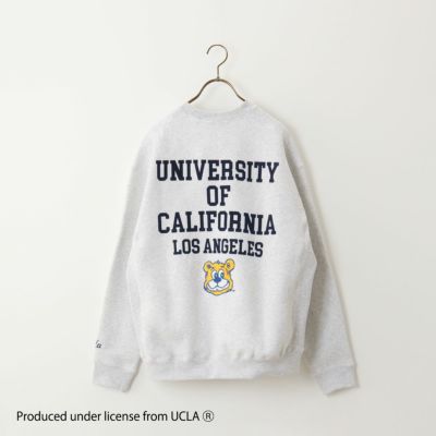 UCLA [ユーシーエルエー] フロッキーバックロゴ クルーネック