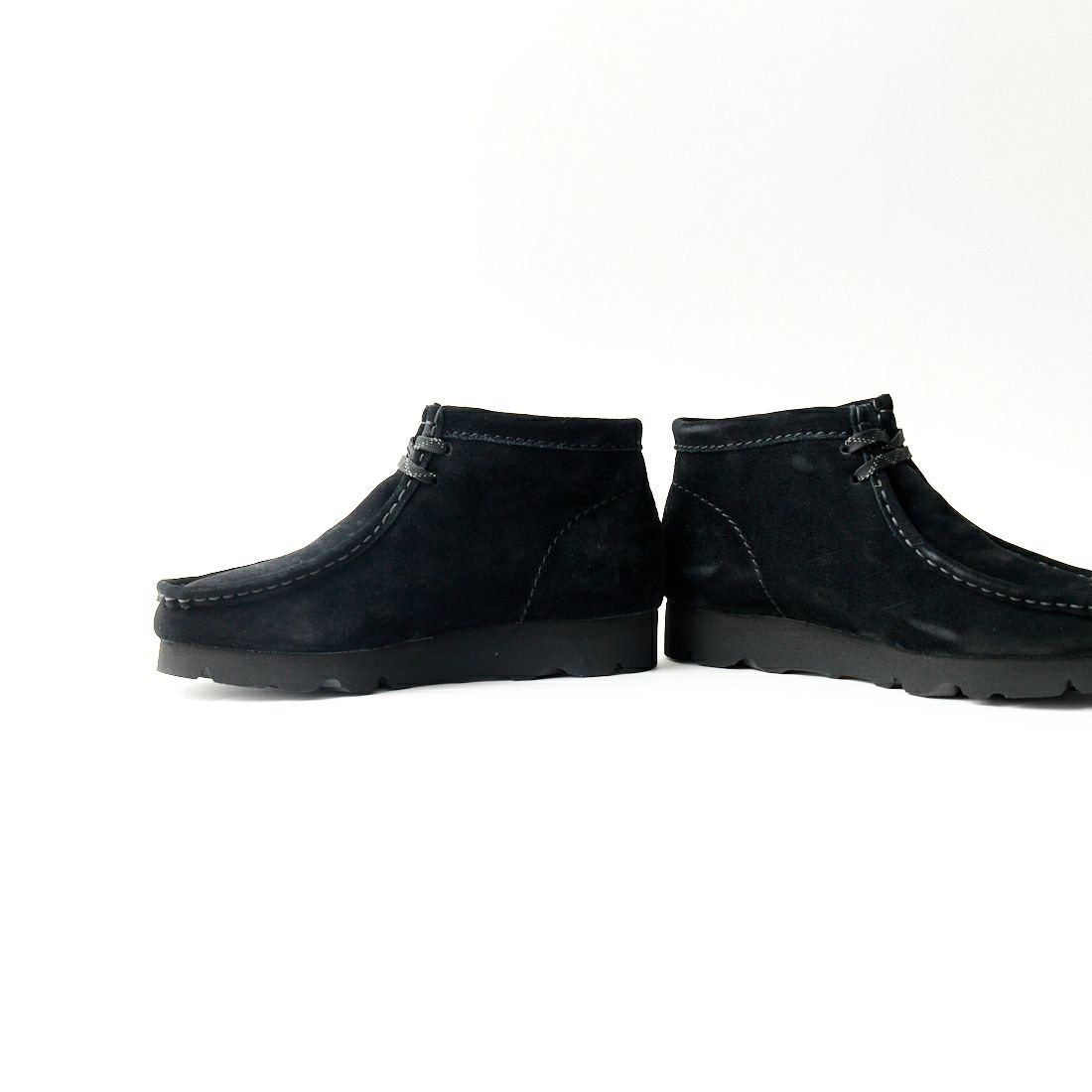 Clarks [クラークス] レディース ワラビーブーツゴアテックス(ブラックスエード) [26168586] BLACK