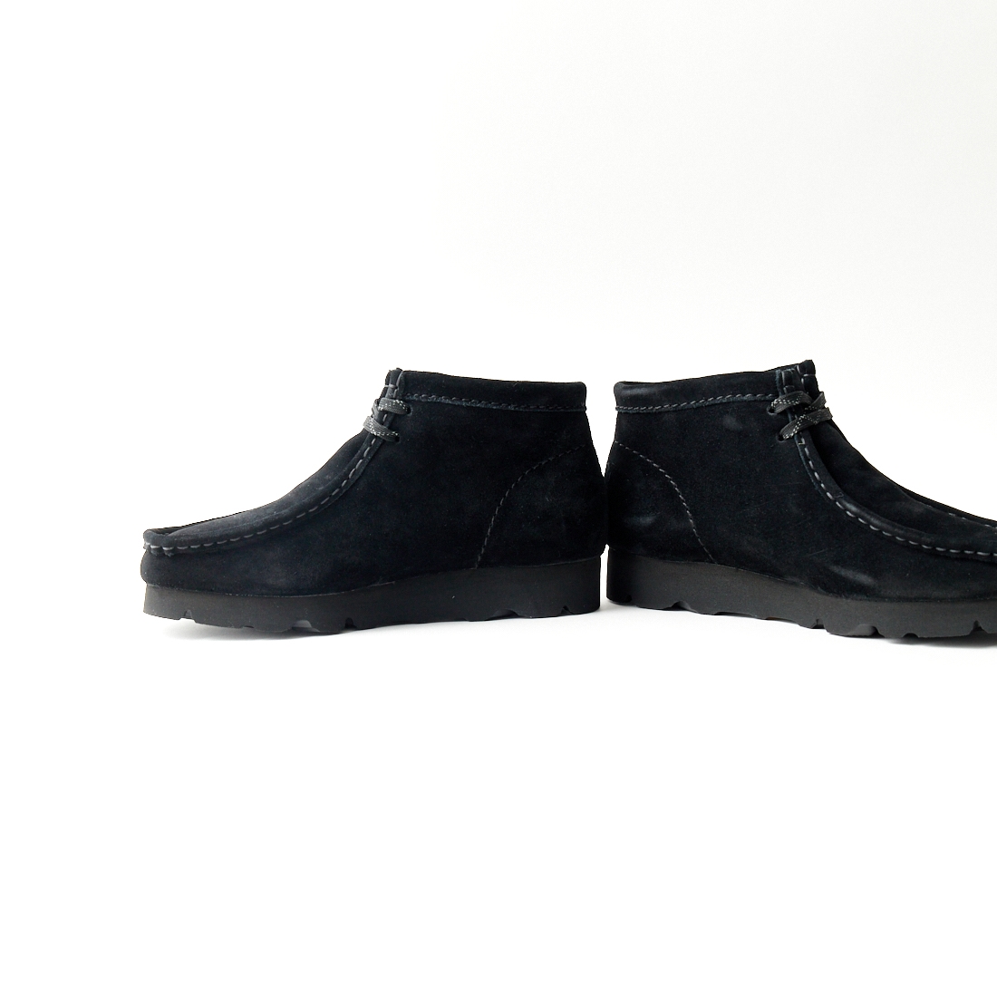 Clarks [クラークス] レディース ワラビーブーツゴアテックス(ブラックスエード) [26168586] BLACK