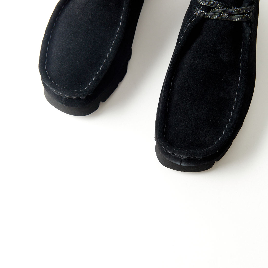 Clarks [クラークス] レディース ワラビーブーツゴアテックス(ブラックスエード) [26168586] BLACK
