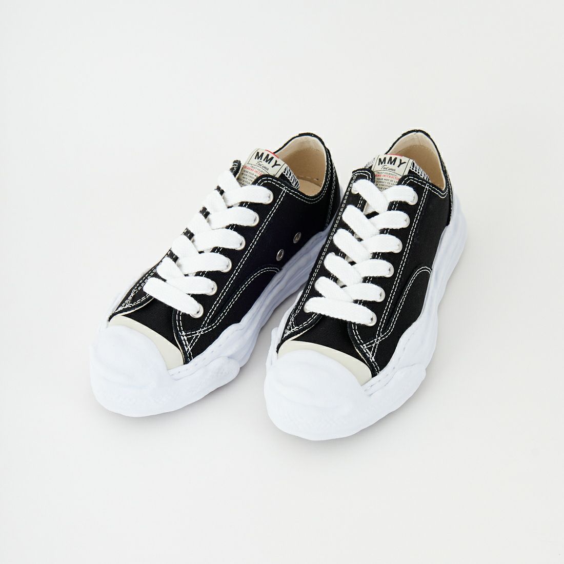 Maison MIHARA YASUHIRO [メゾン ミハラヤスヒロ] HANK/ハンク オリジナルソール キャンバスローカットスニーカー [A05FW702] BLACK