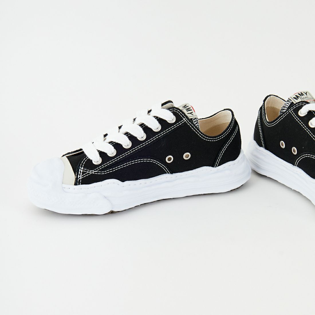 Maison MIHARA YASUHIRO [メゾン ミハラヤスヒロ] HANK/ハンク オリジナルソール キャンバスローカットスニーカー [A05FW702] BLACK