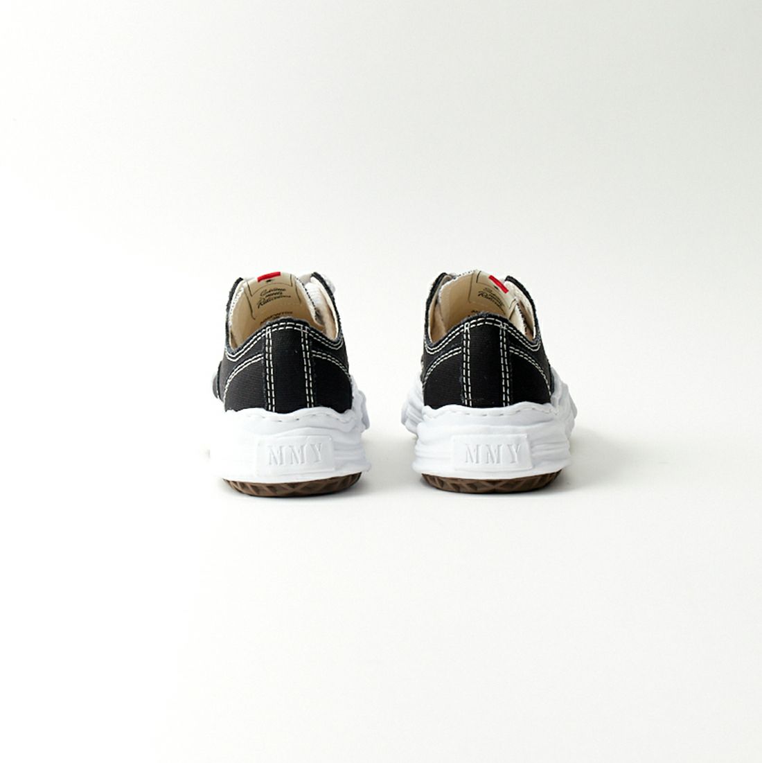 Maison MIHARA YASUHIRO [メゾン ミハラヤスヒロ] HANK/ハンク オリジナルソール キャンバスローカットスニーカー [A05FW702] BLACK