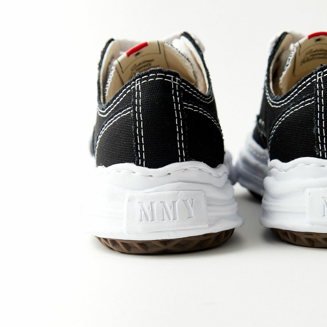 Maison MIHARA YASUHIRO [メゾン ミハラヤスヒロ] HANK/ハンク オリジナルソール キャンバスローカットスニーカー [A05FW702] BLACK