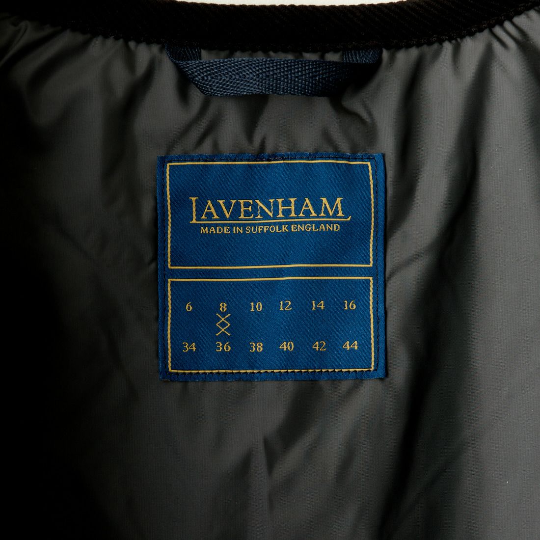 LAVENHAM [ラベンハム] クルーネックキルティングジャケット [LV6186] C62 CORK