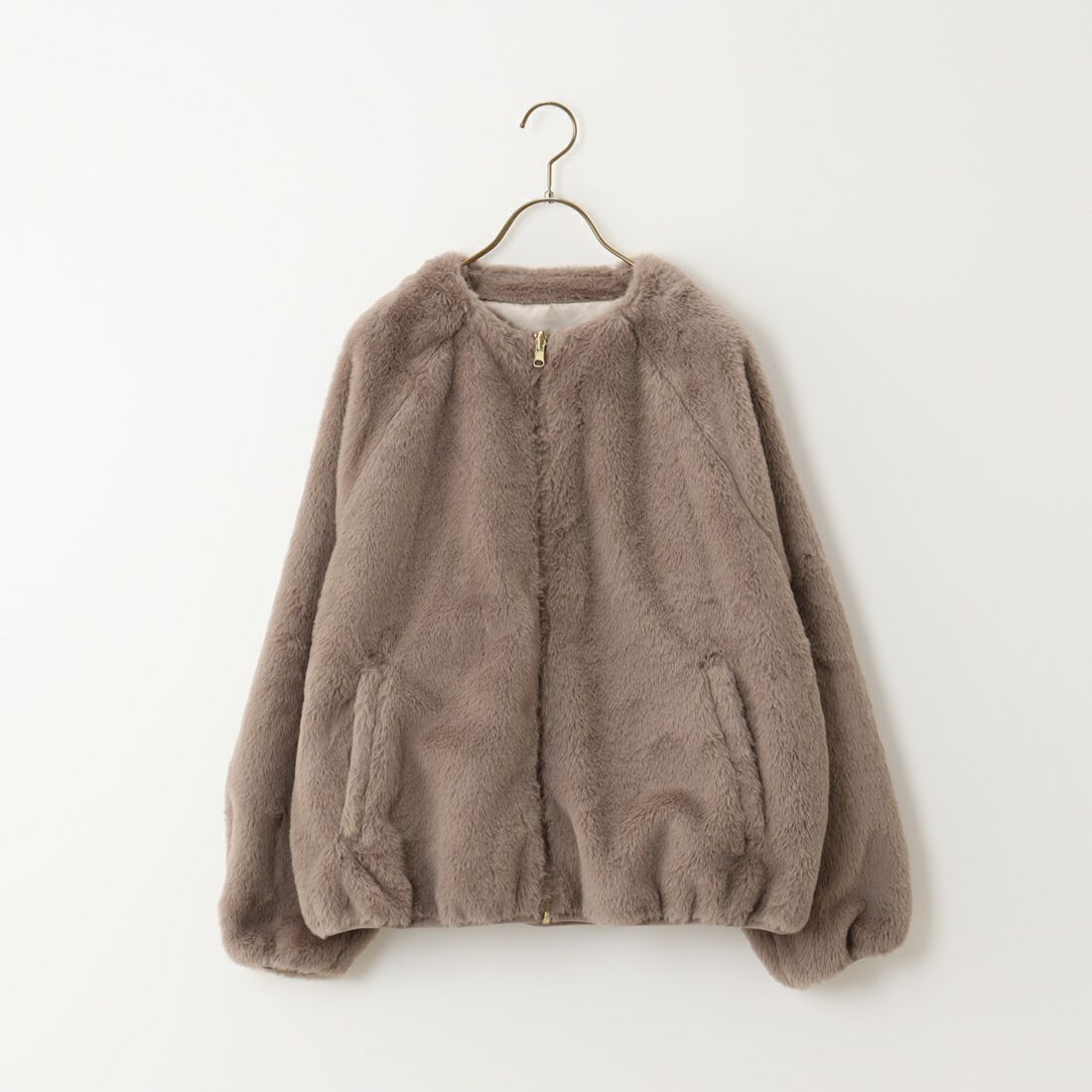 Jeans Factory Clothes [ジーンズファクトリークローズ] リバーシブル フェイクファーブルゾン [137211]