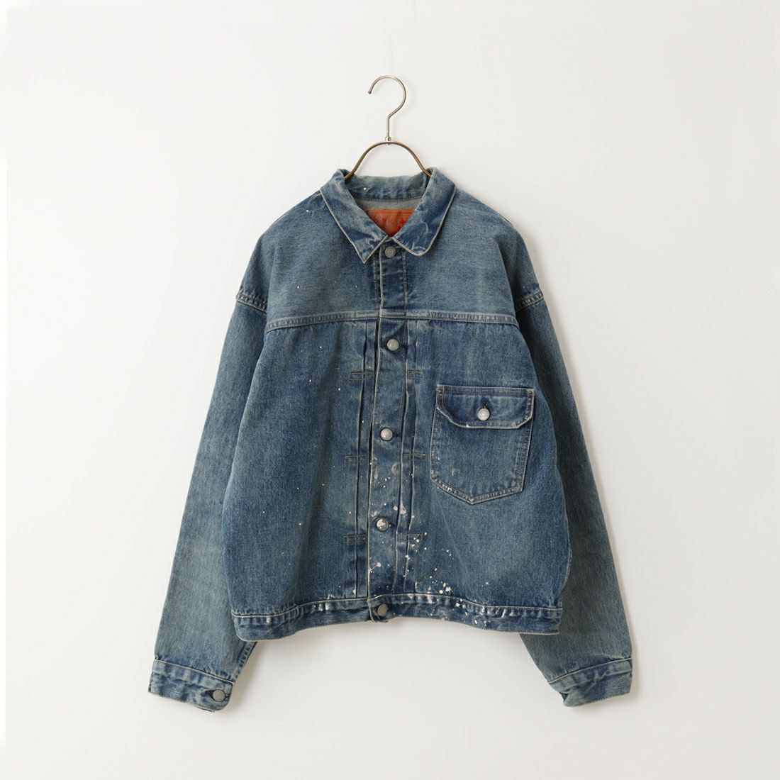 orSlow [オアスロウ] 別注 TYPE1 40Sプリーツフロントデニムジャケット [83-6011-JF] 97 DENIM U
