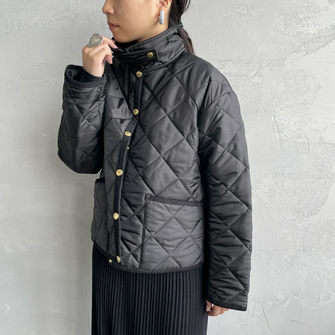 Traditional Weatherwear [トラディショナル ウェザーウェア] ウェーバリー ショート Aライン [L232APQCO0376AM]