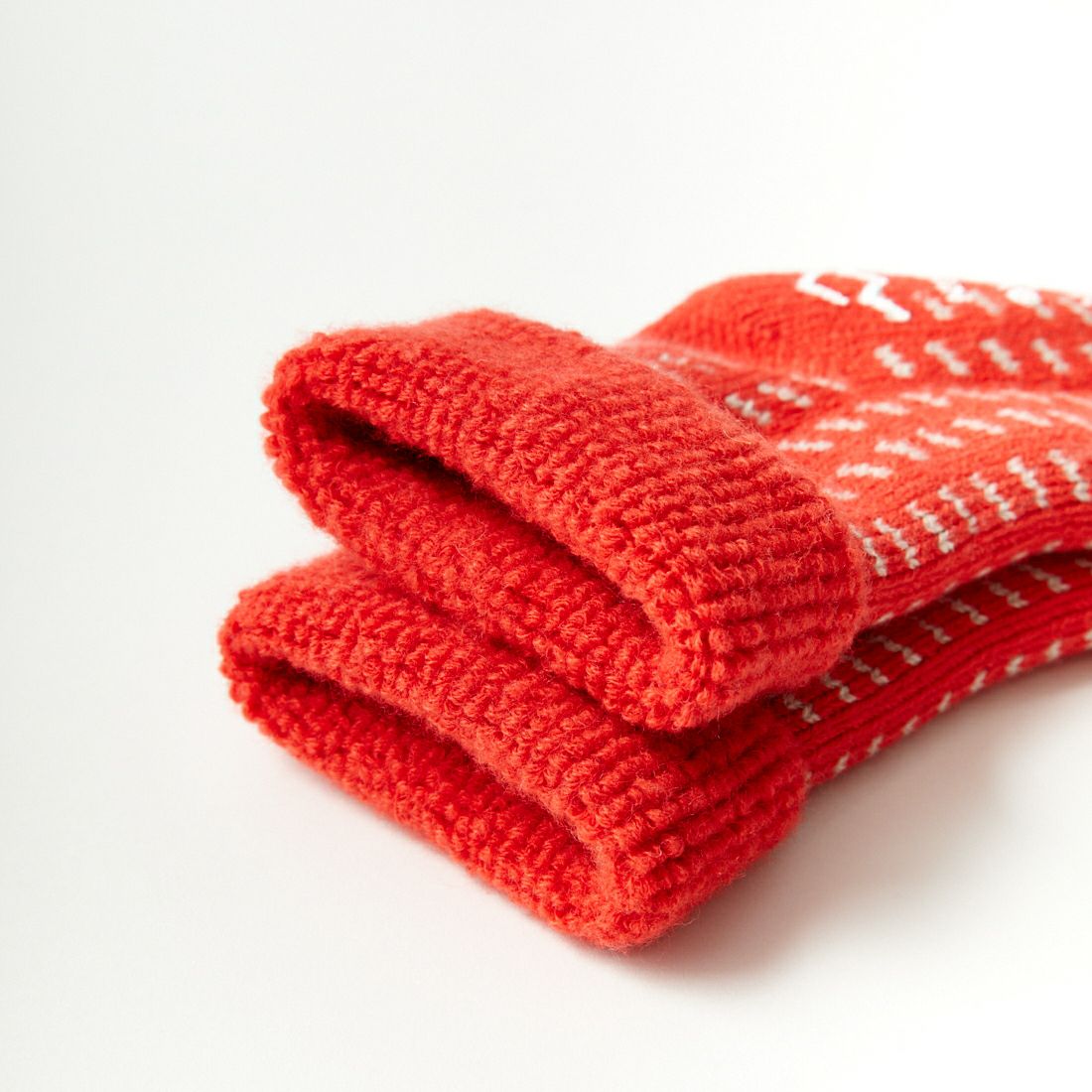 ROTOTO [ロトト] COMFYルームソックス BIRD EYE [R1375] SCARLET