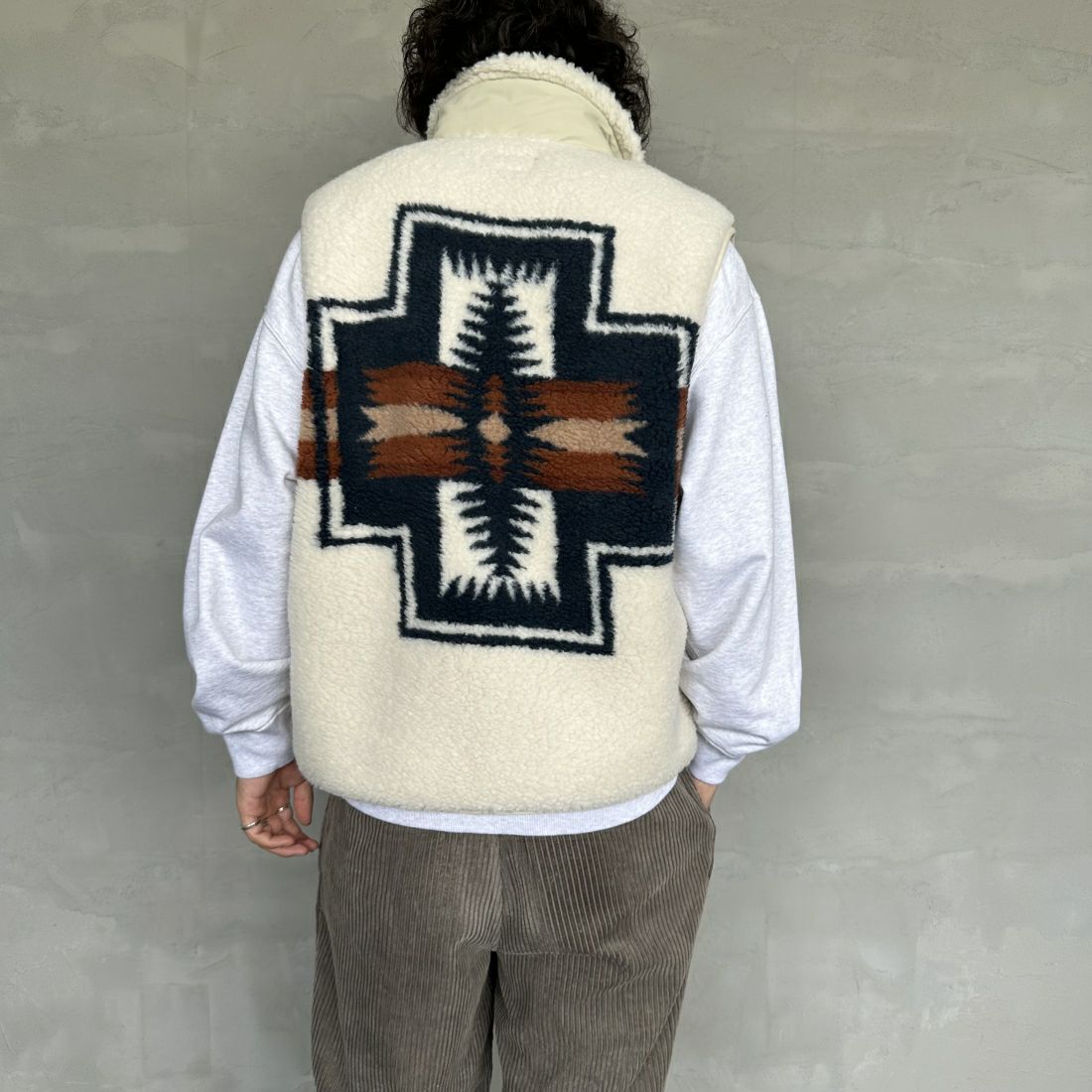 PENDLETON [ペンドルトン] ボア スタンドベスト [3475-3016]｜ジーンズ